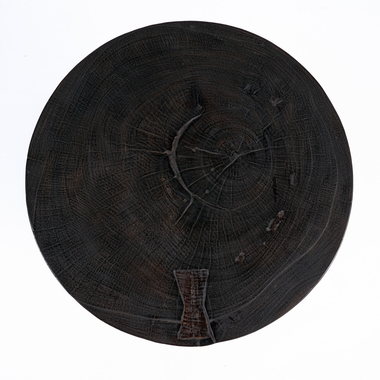 The Hourglass Side Table - Dark Walnut