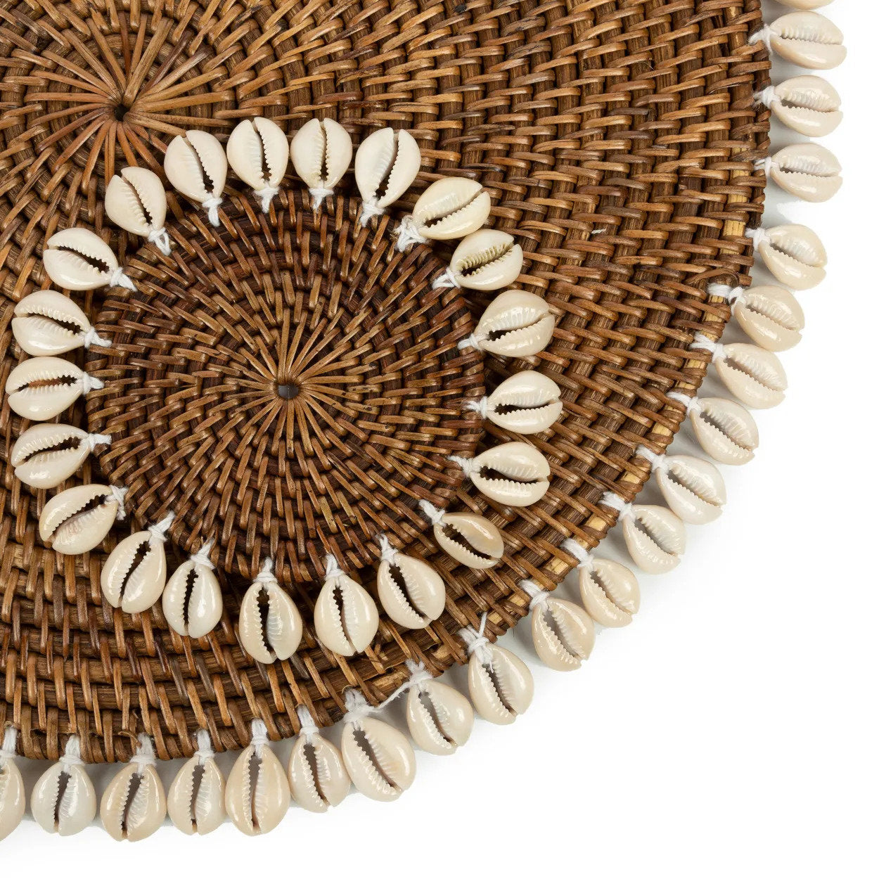 De Koloniale Schelp Placemat - Natuurlijk Bruin