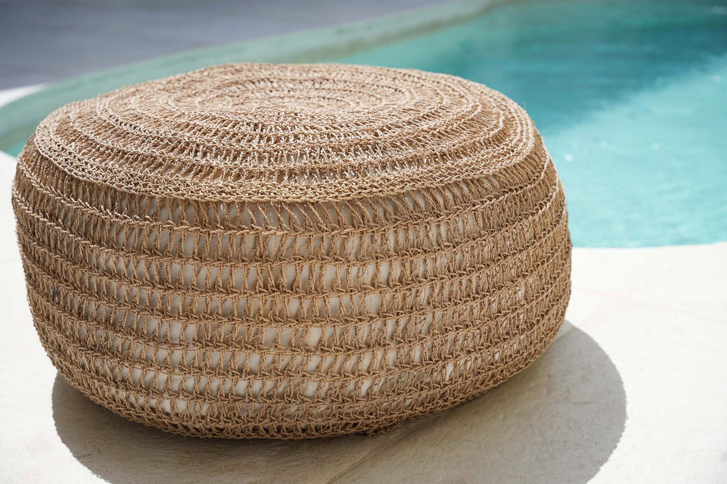 The Seagrass Pouf - Natural - M