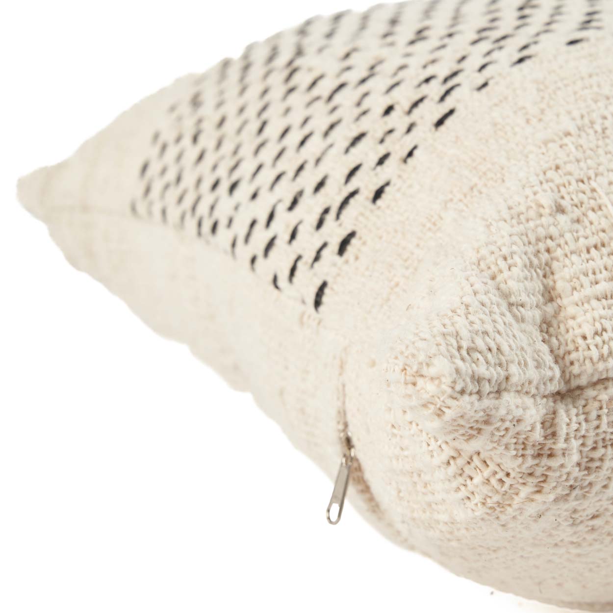 The Misty Cushion Cover - Natural Black