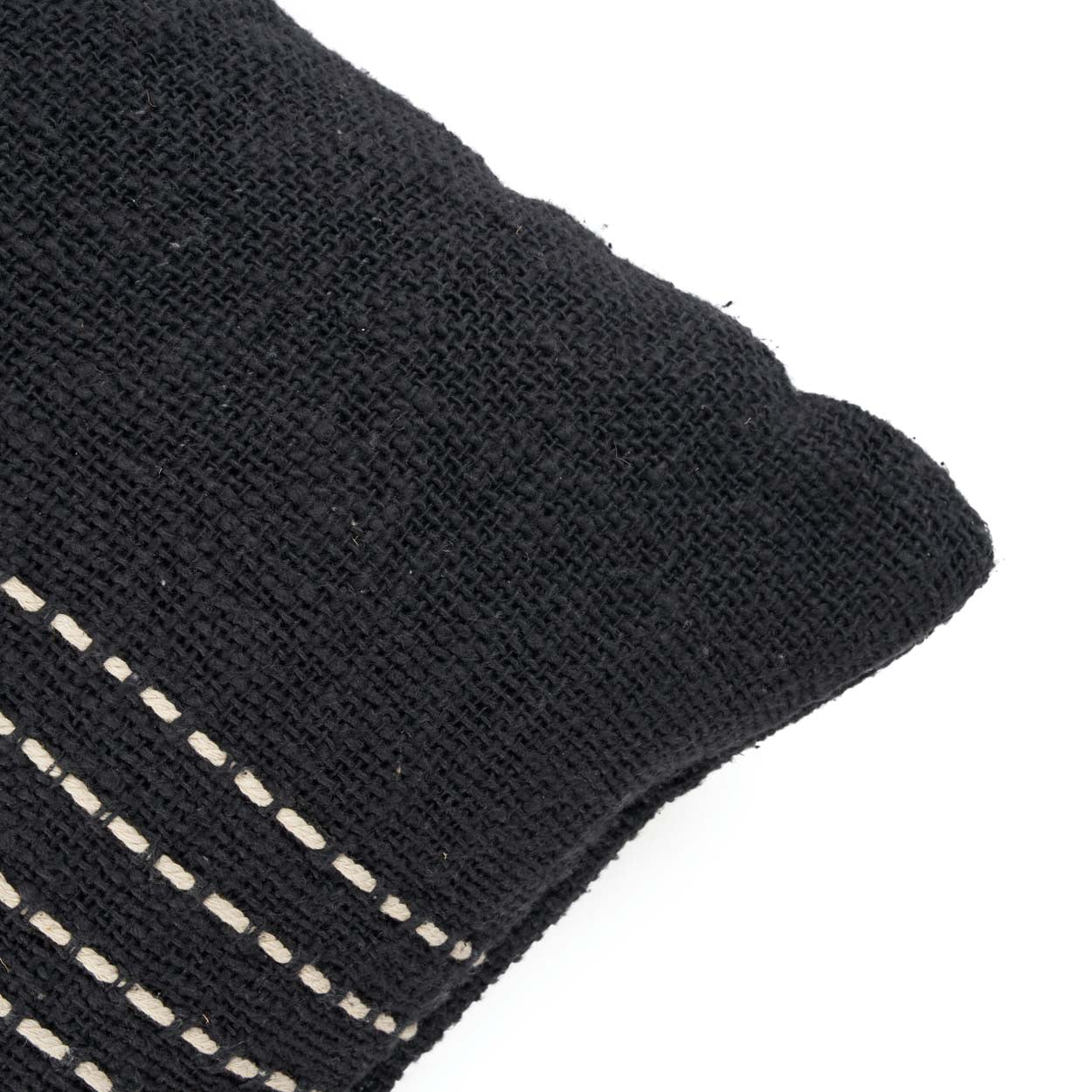 The Drizle Cushion Cover - Black and White
