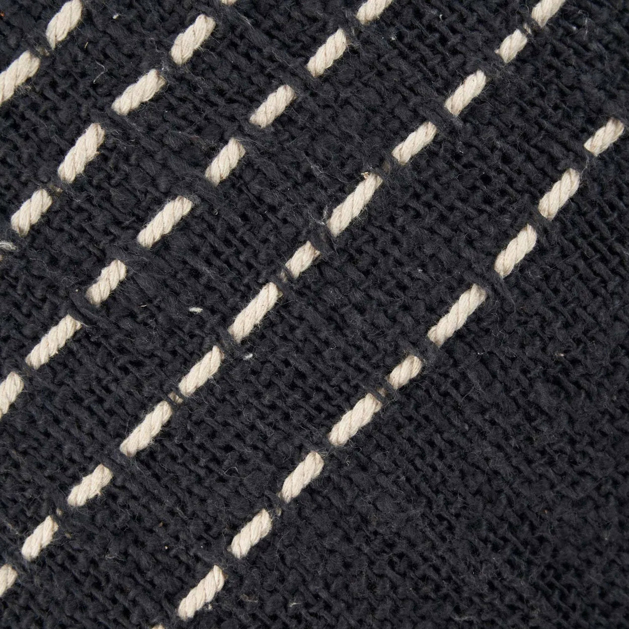 Housse de coussin Drizle - Noir et blanc