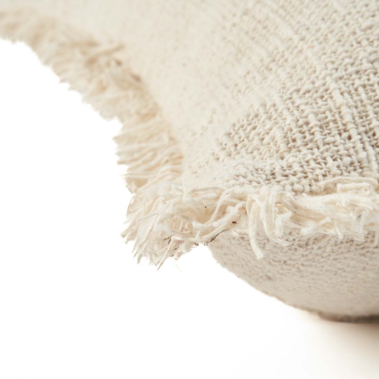 The Gili Palm Cushion Cover - Natural Black