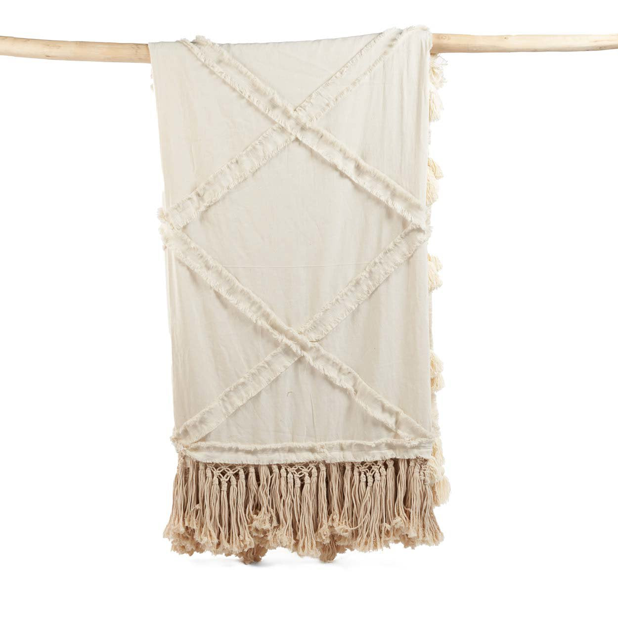 The Berber Bedspread 300 x 240 - Natural