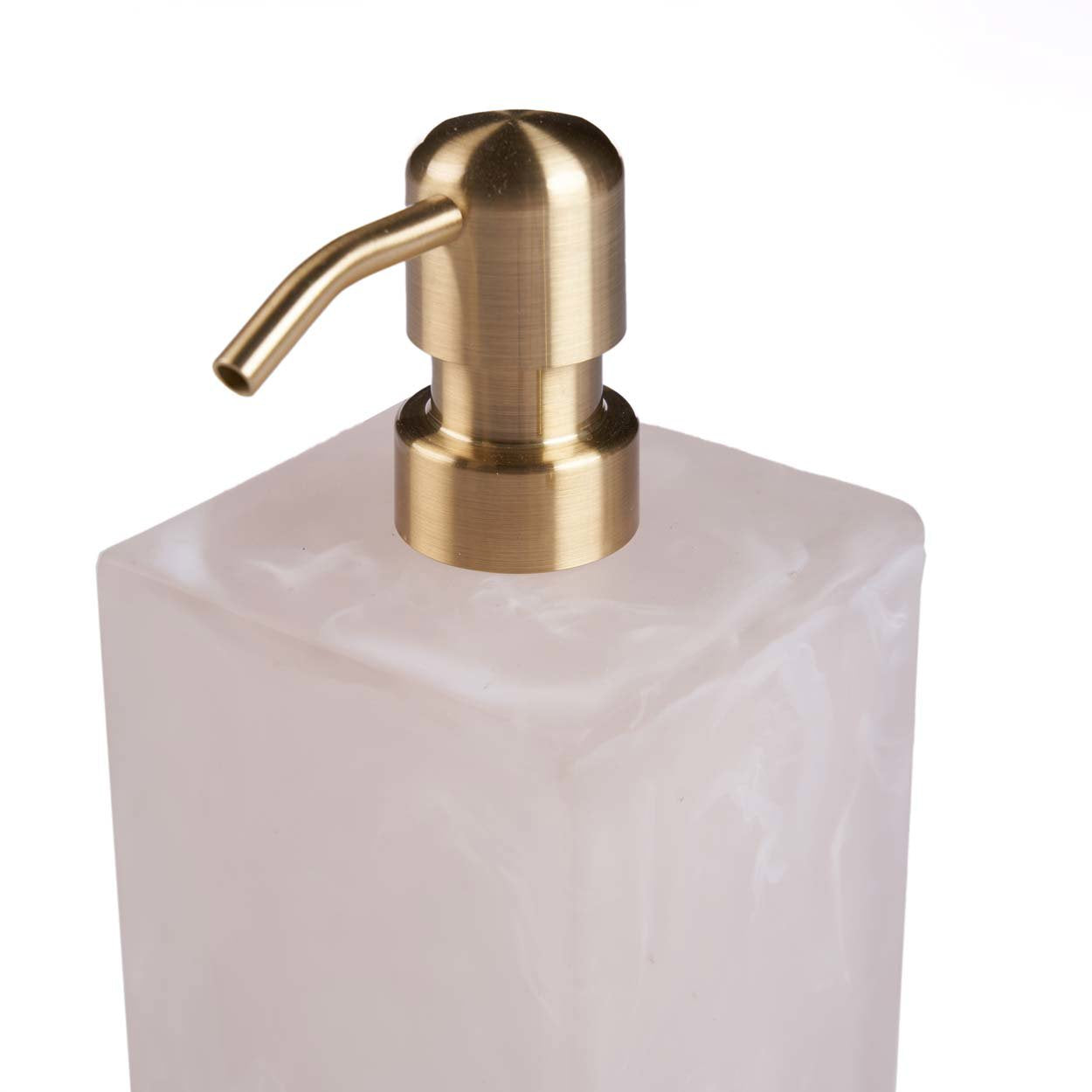 De Hars Zeepdispenser - Roze Wit
