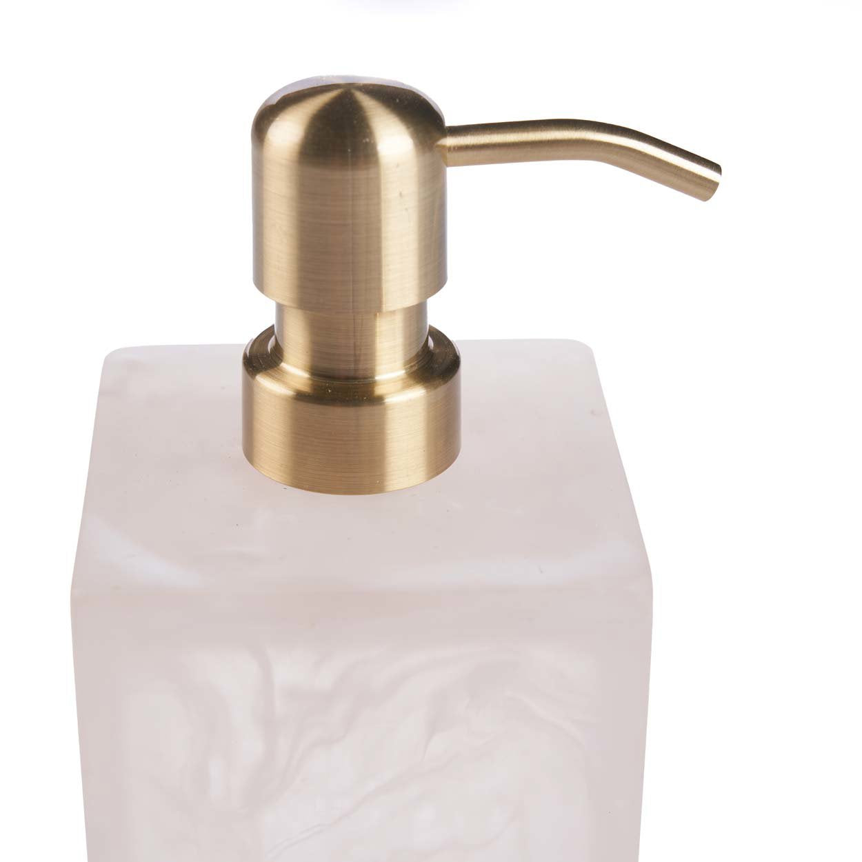 De Hars Zeepdispenser - Roze Wit