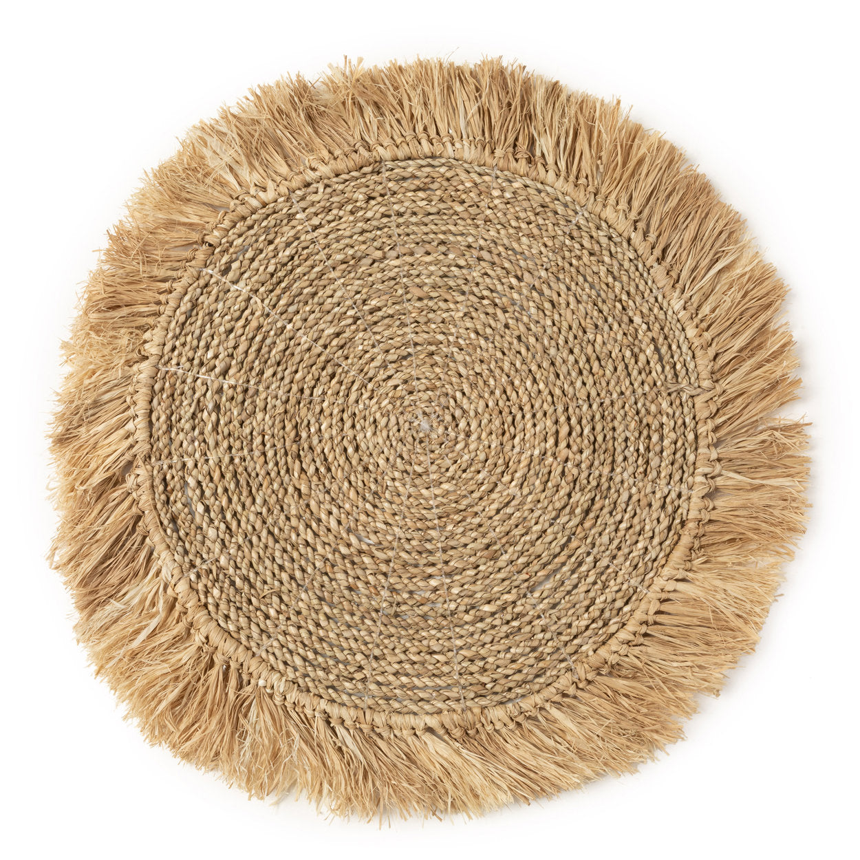 The seagrass raffia placemat - natural