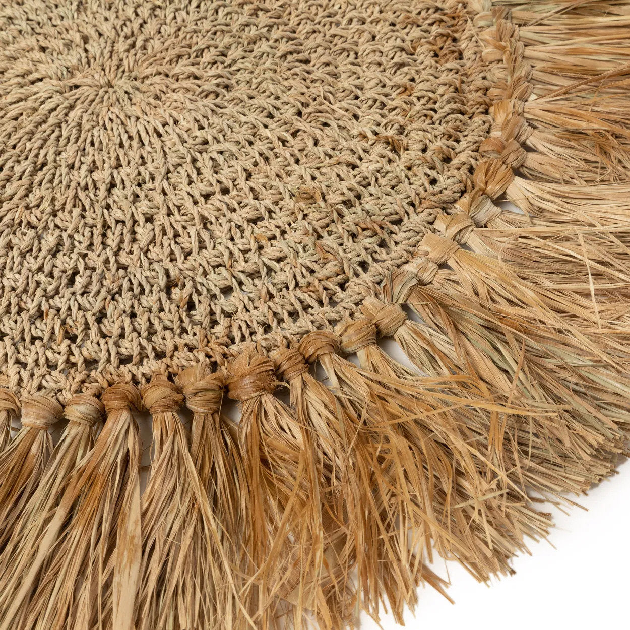 De Gehaakte Raffia Placemat - Natuurlijk