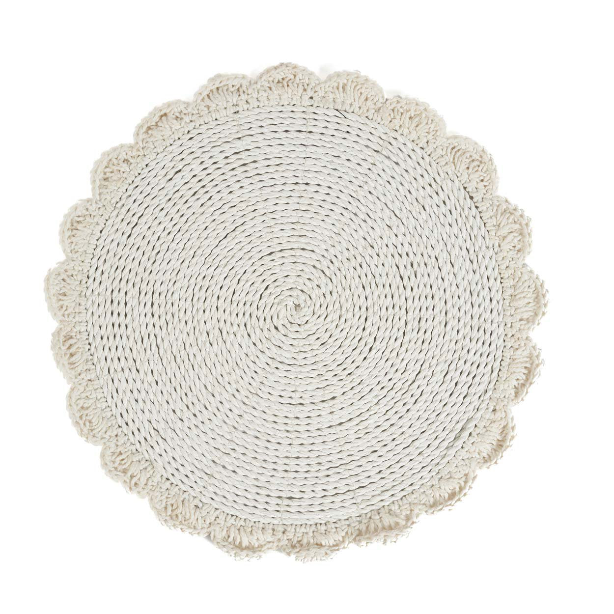 Le set de table de mariage en macramé - Naturel
