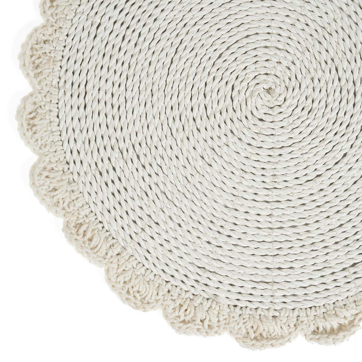 Le set de table de mariage en macramé - Naturel