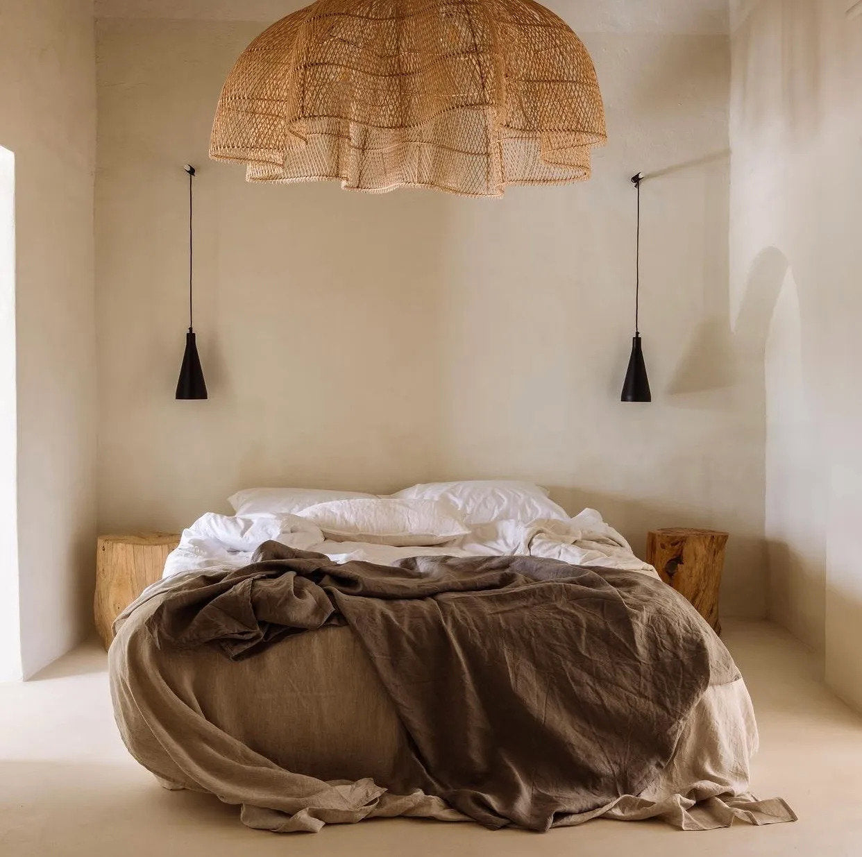 Le pendentif battu - Naturel - XXL