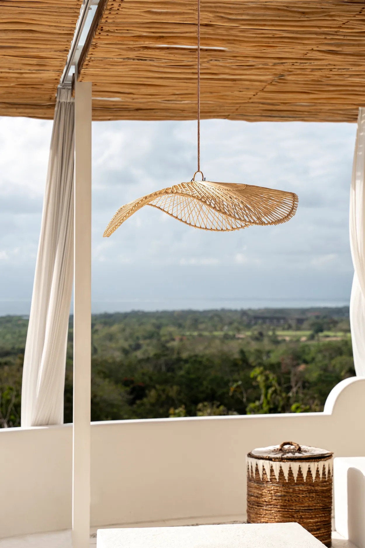 Suspension Le Chapeau - Naturel - L