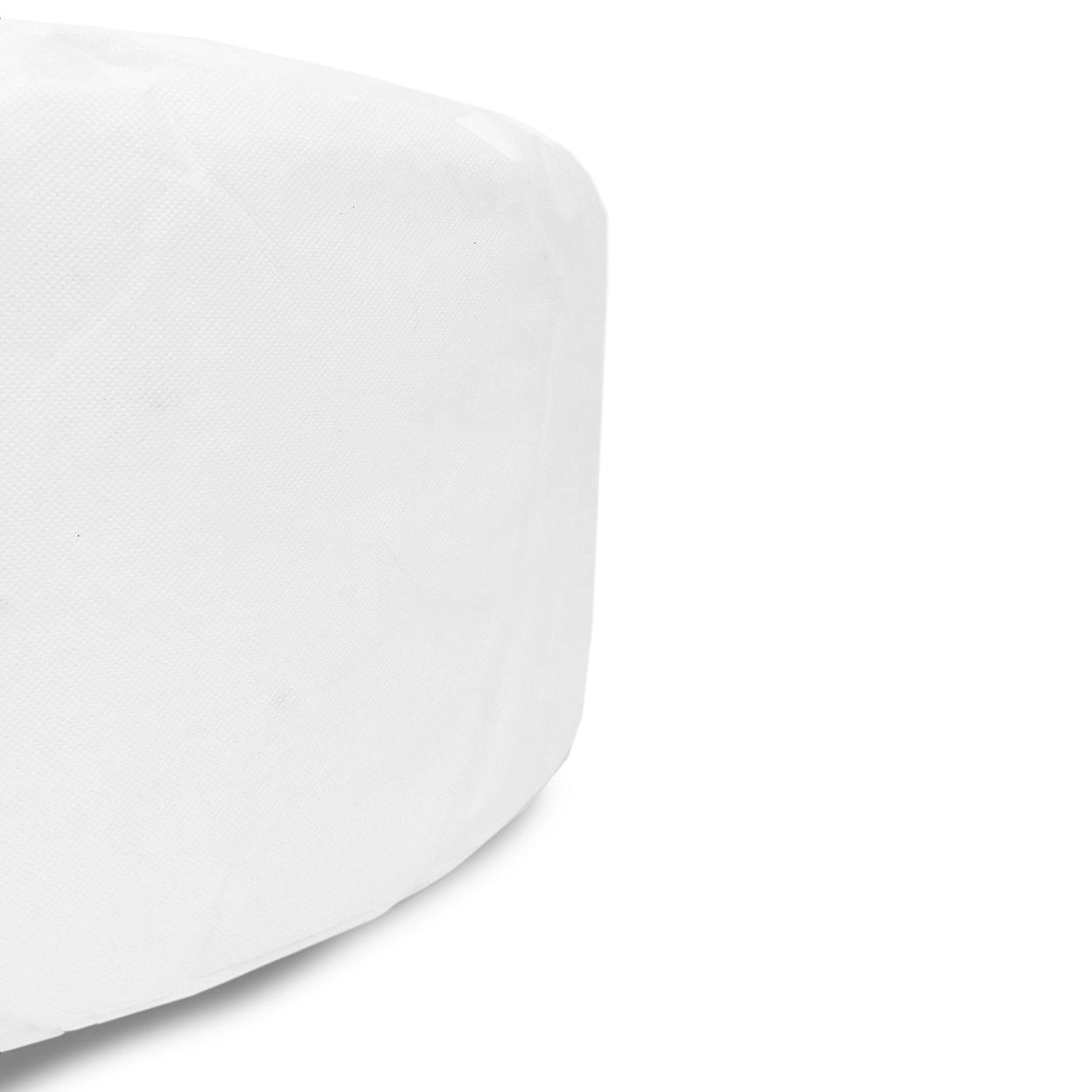 White Indoor Pouf Round - Ø60
