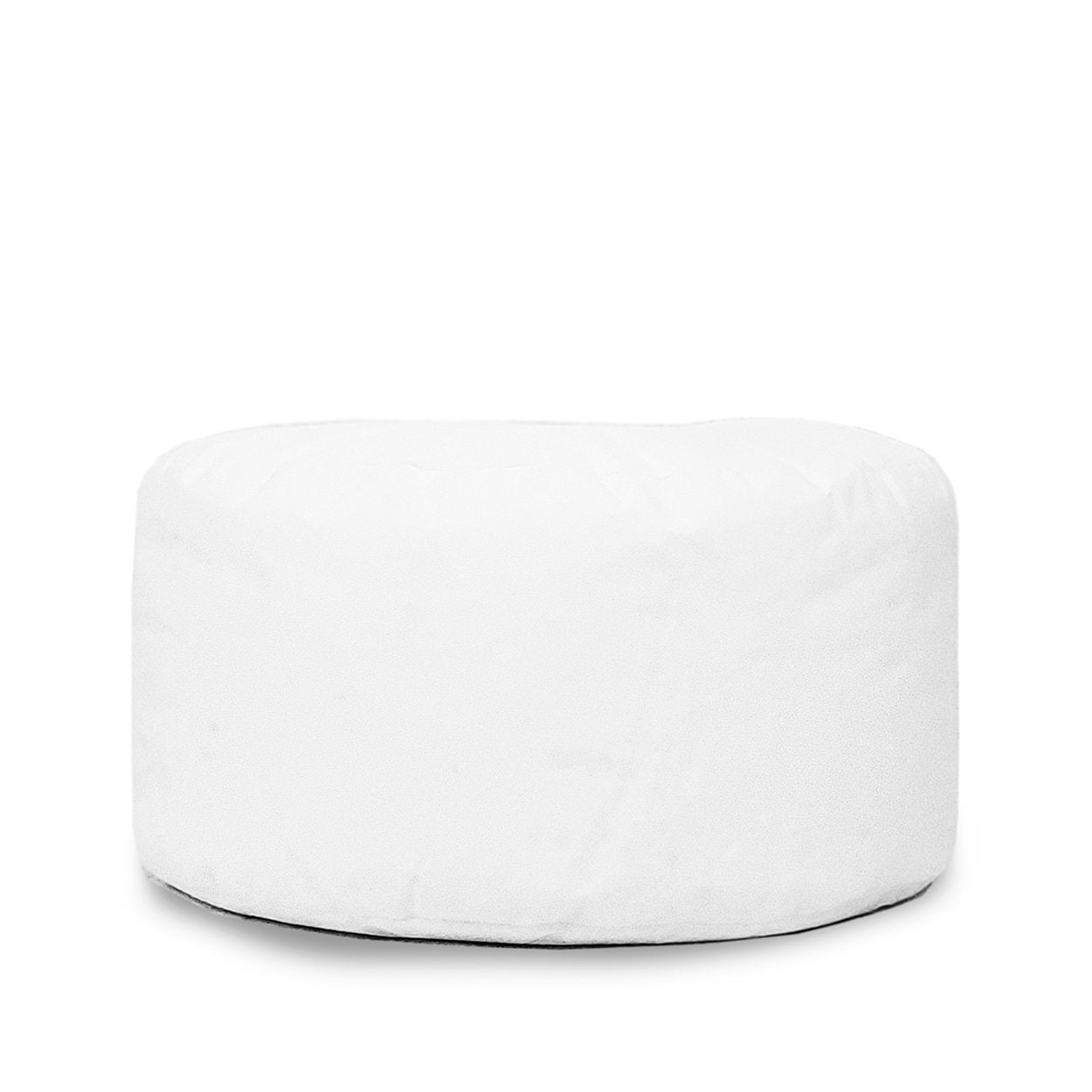 White Indoor Pouf Round - Ø60