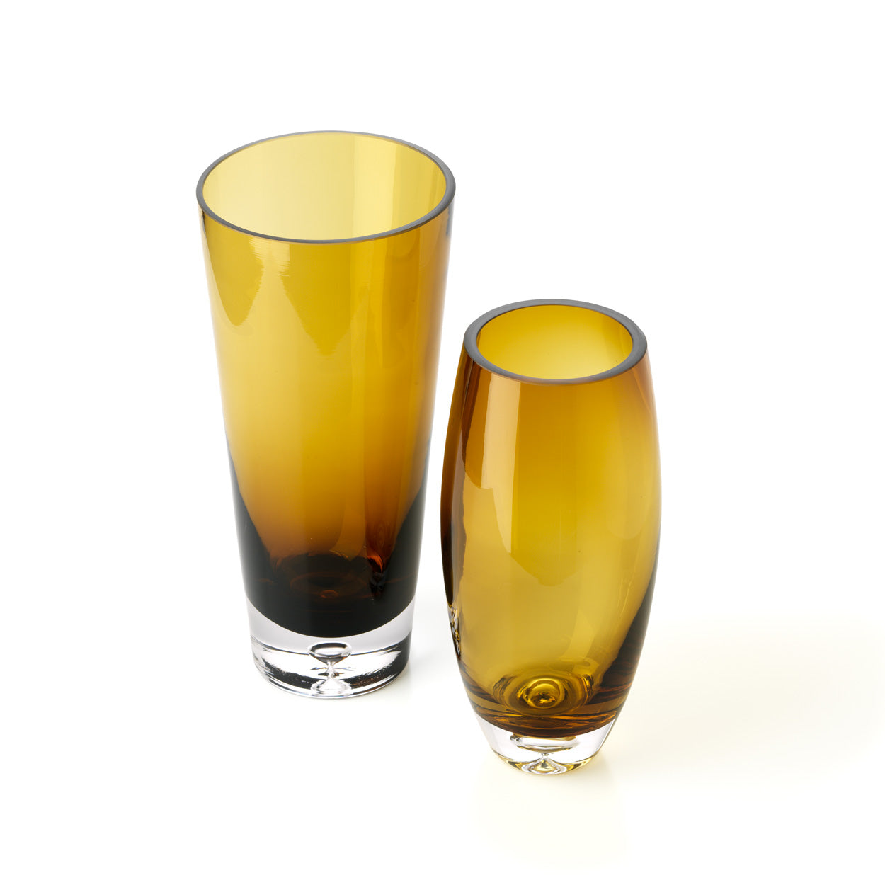 De Honey Glow-vaas - bruin-goud - M