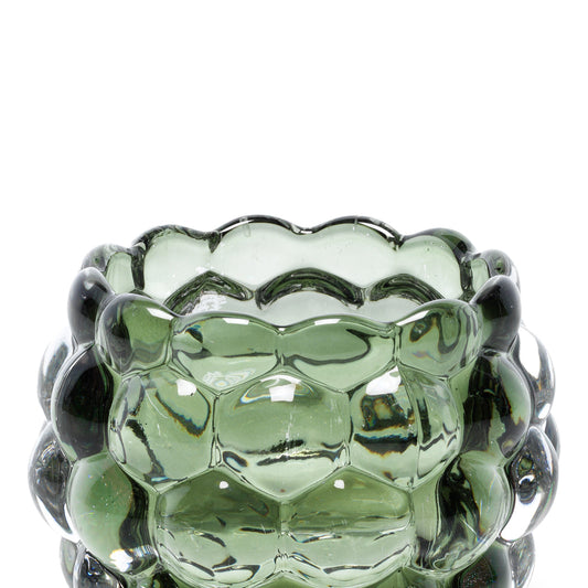 De Bubble Glow kaarsenhouder groen