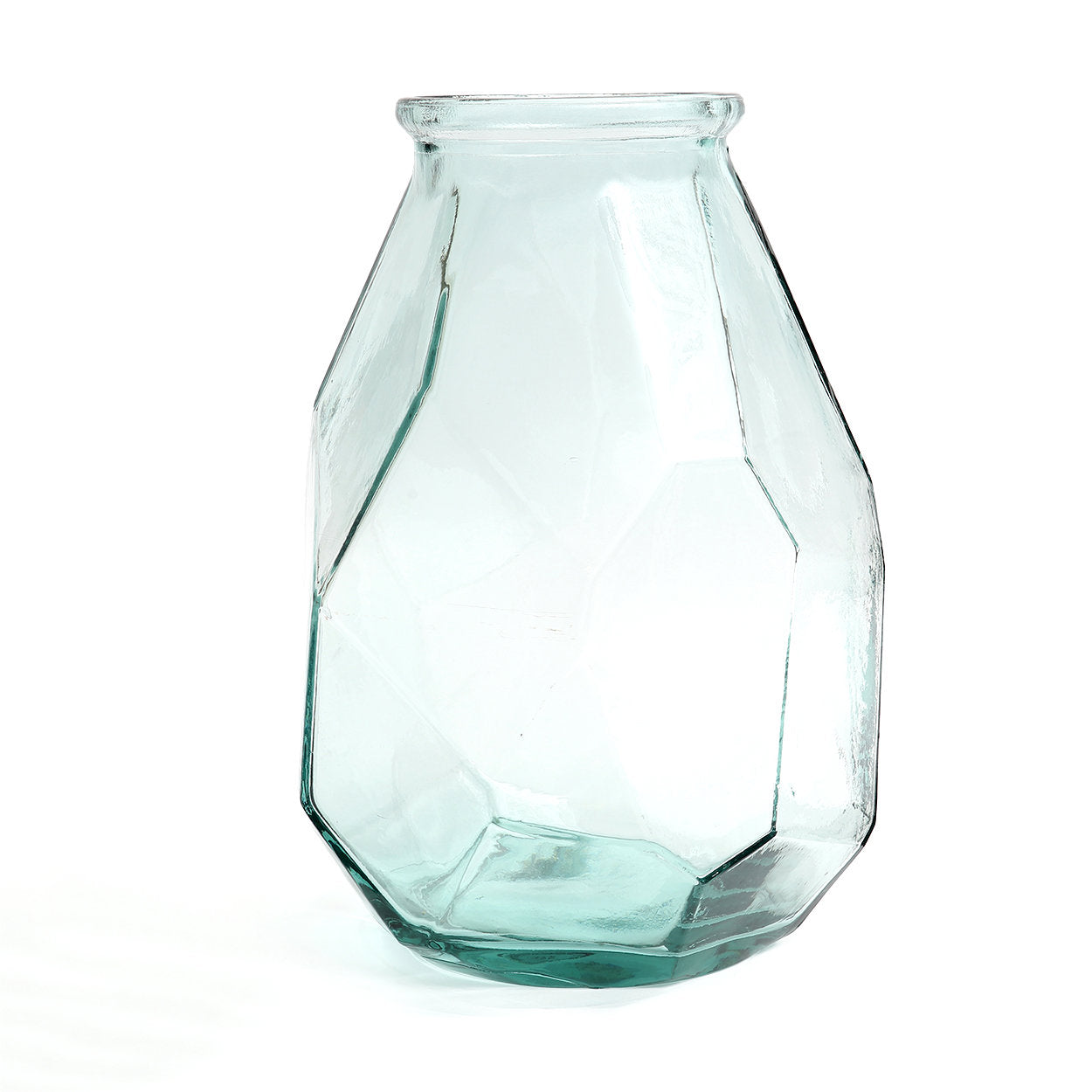 Le long vase origami - Bleu