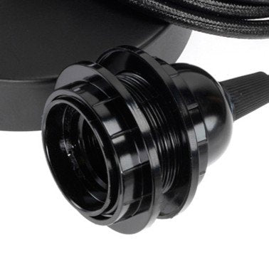 Fitting Lamp Ceiling - Black - 1 Fitting