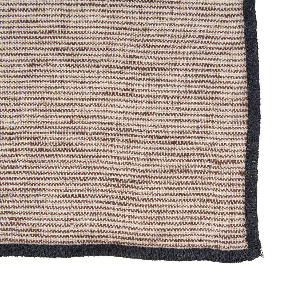 Linnen Code Servet - Natuurlijk Zwart - 45x45