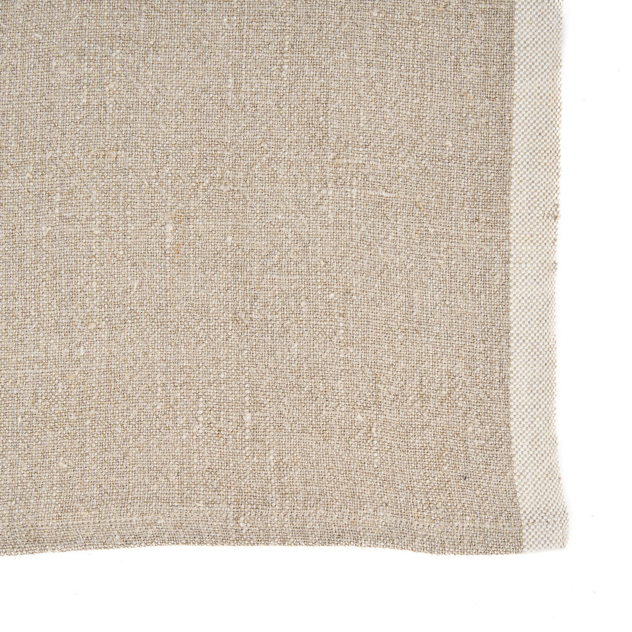 Linnen Fish Keukendoek - Natuurlijk Wit - 50x70