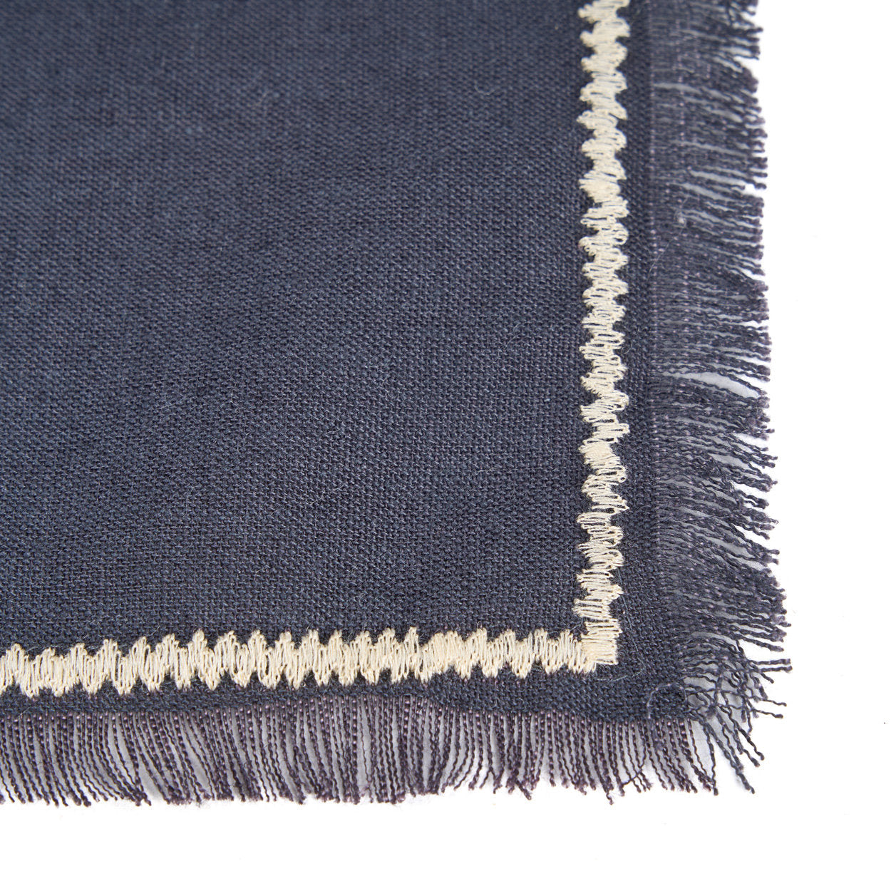 Toscane Servet - Black Natural - 45x45