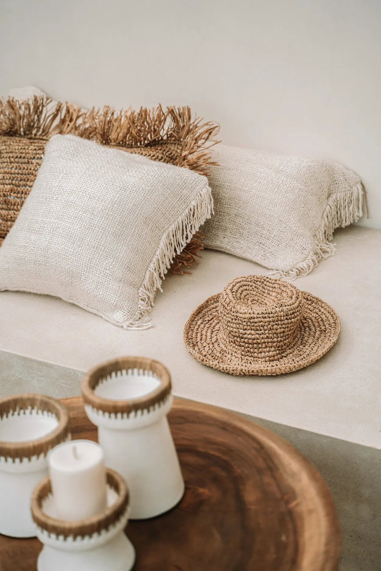 The Oh My Gee Cushion Cover - Cream White - 40x40