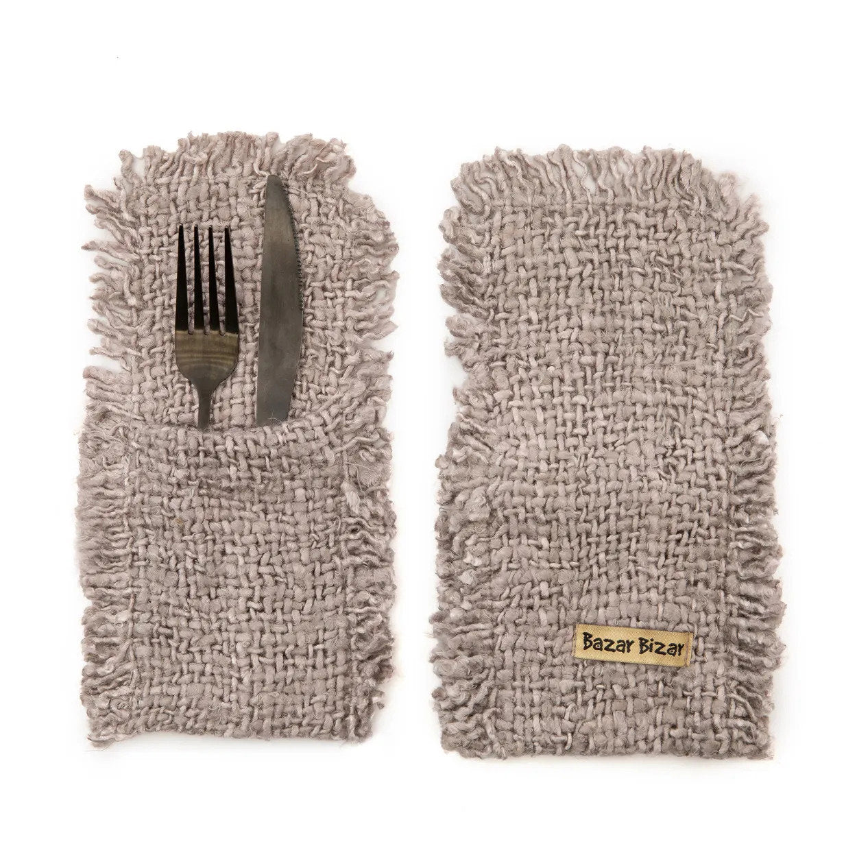 The Oh My Gee Cutlery Holder - Pearl Grey - SET/4_40
