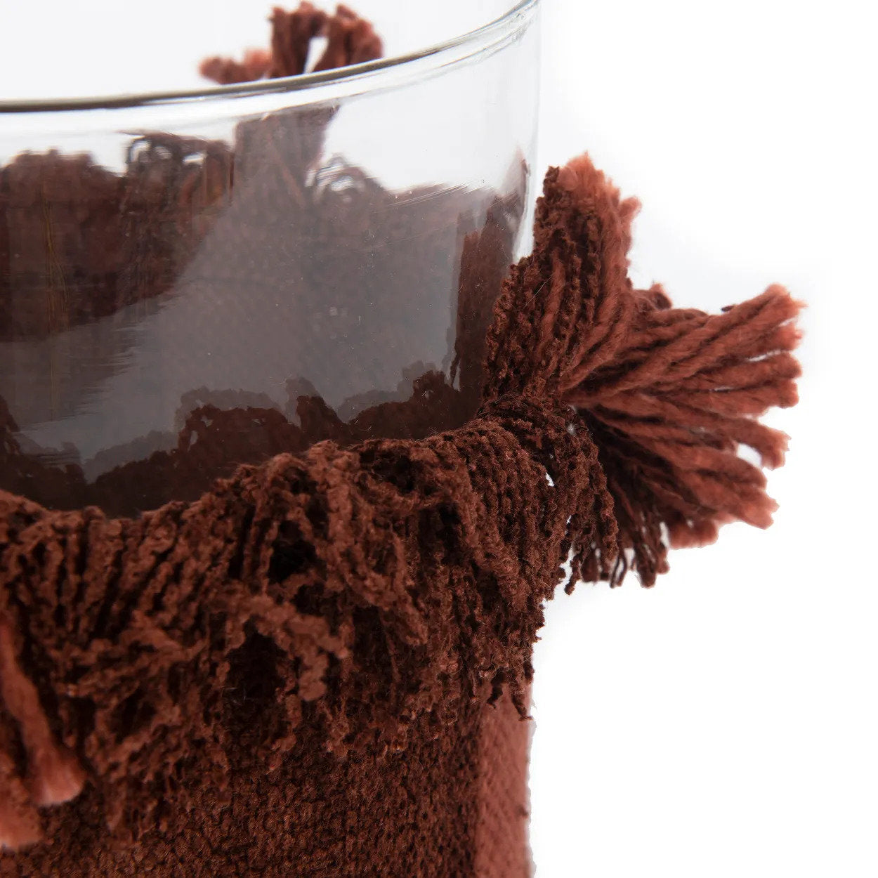 The Oh My Gee Candle Holder - Bordeaux Red Velvet - XL