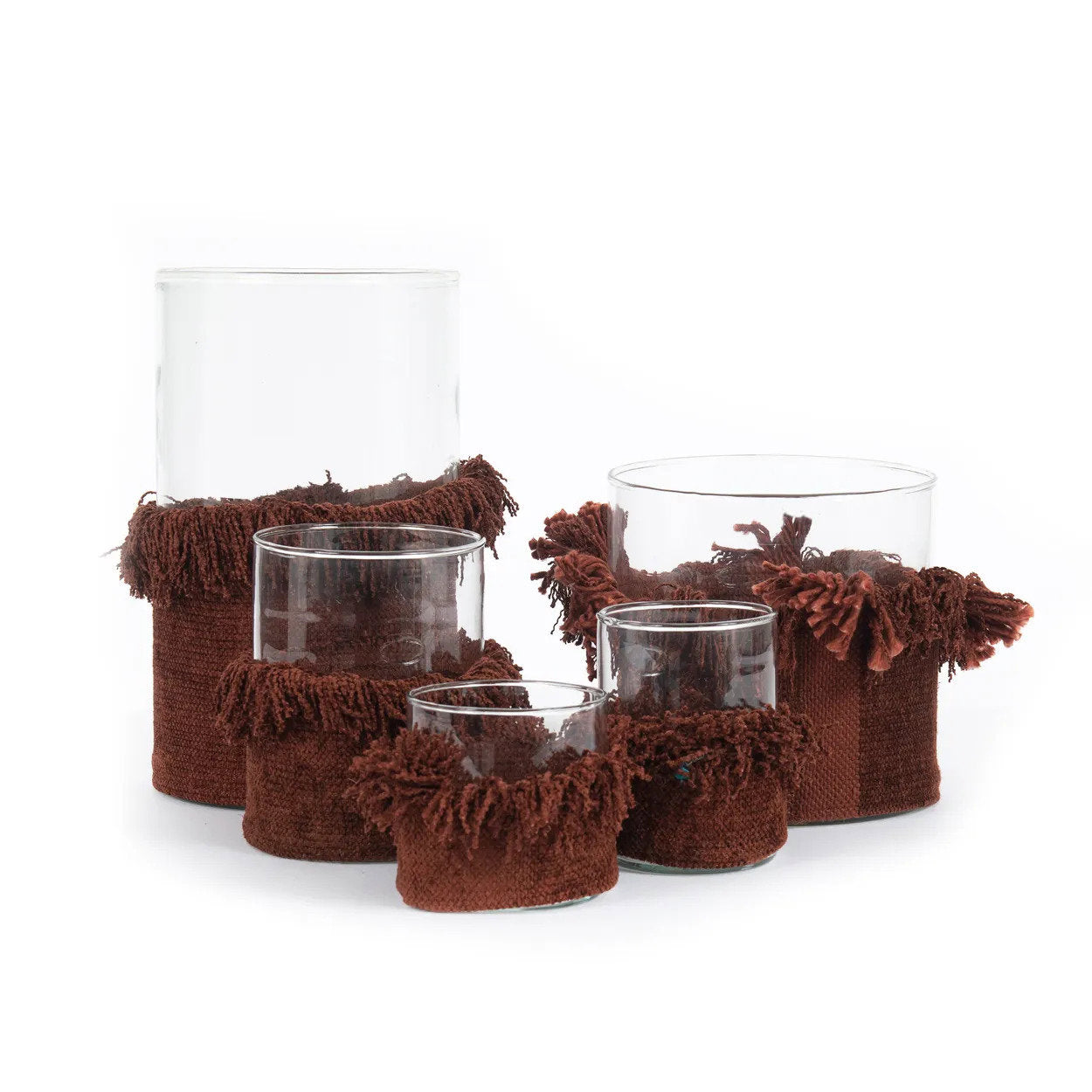 The Oh My Gee Candle Holder - Bordeaux Red Velvet - XXL