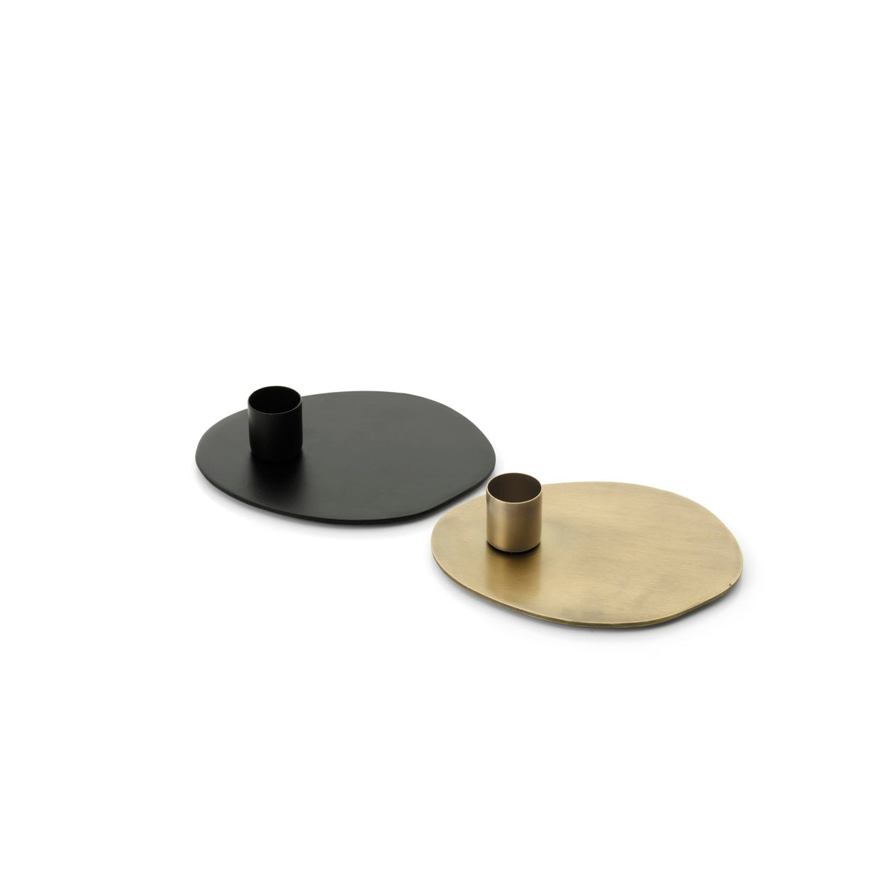 De Glowpad kaarsenhouder - goud - S