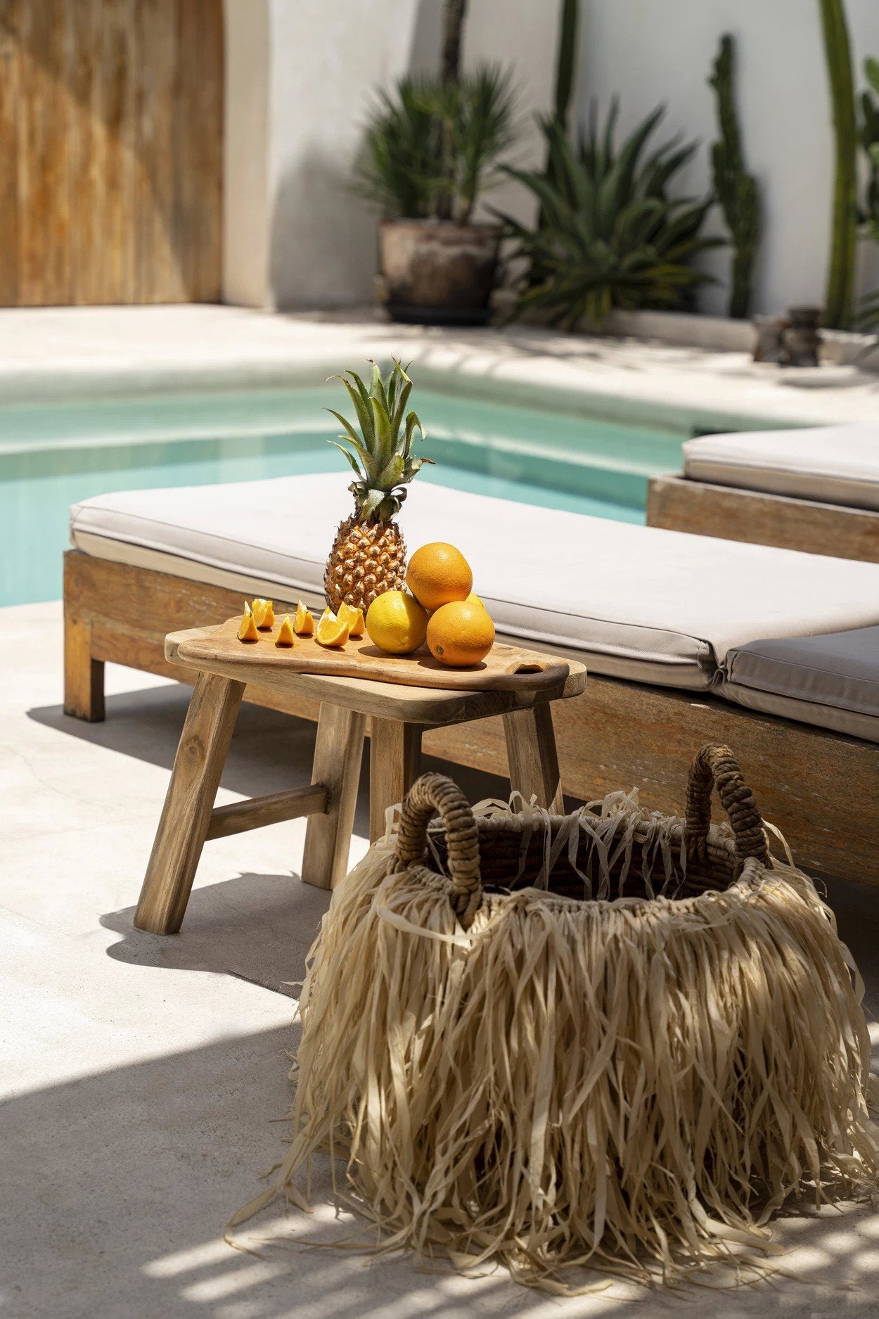 De Raffia Mand - Groot