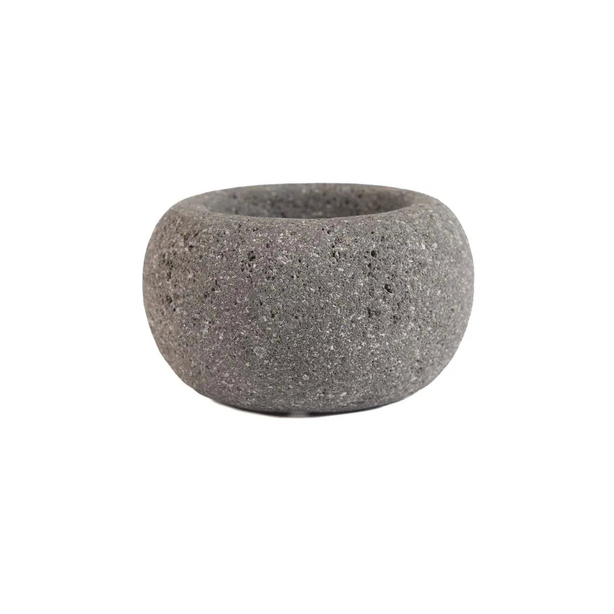 Le bol en pierre de lave - Noir - XS