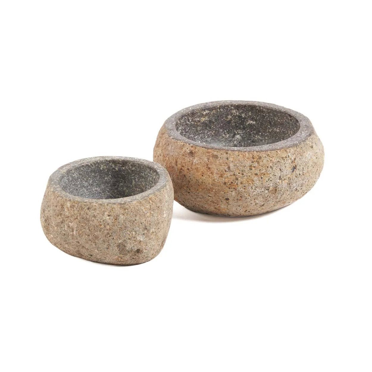 The river stone bowl - Black - M