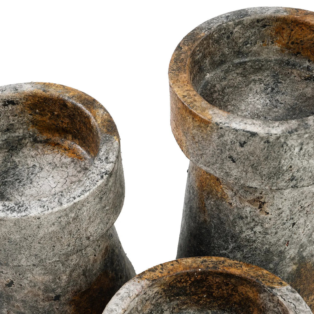 The gypsy candle holder - antique gray - L