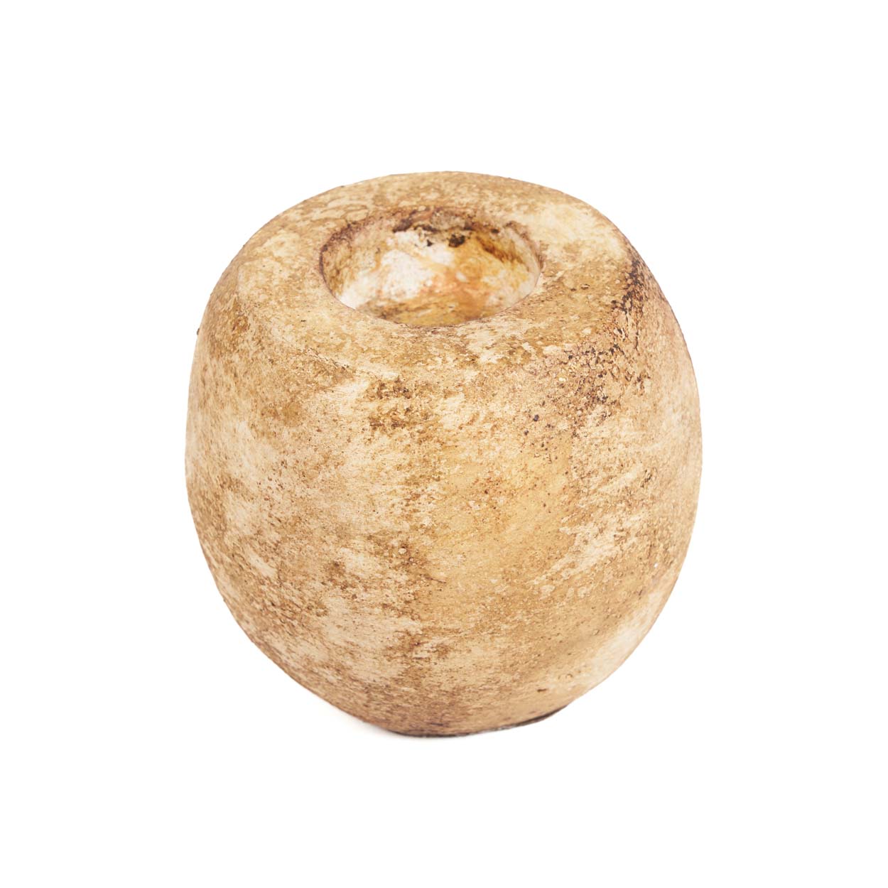 De Cavestone kaarsenhouder - crème