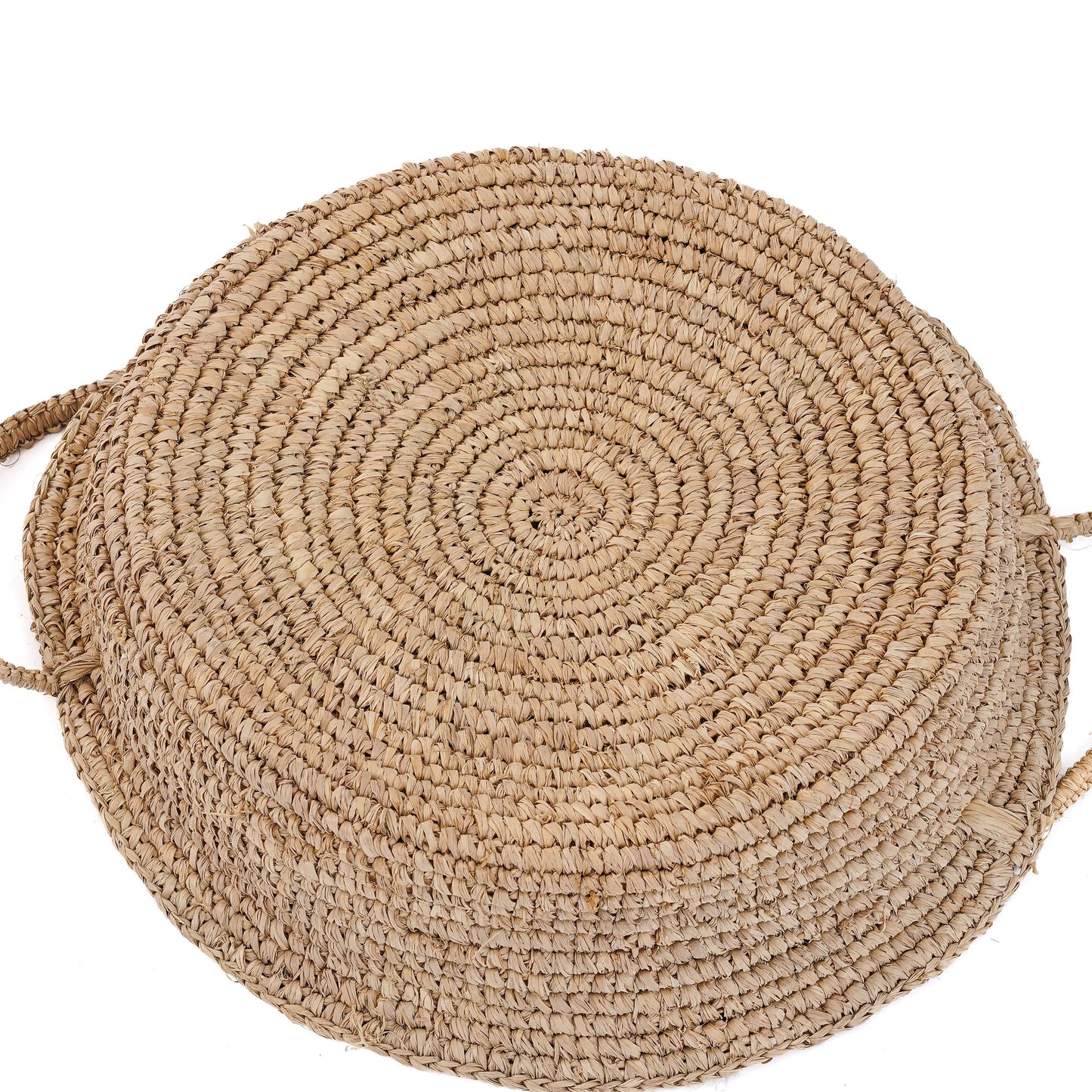 De Raffia Mand Dienbladen - Natuurlijk - L