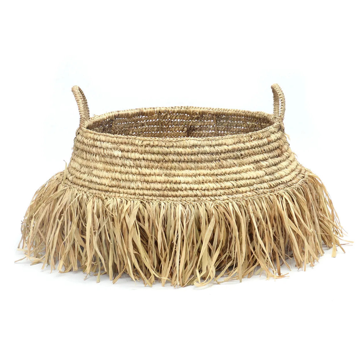 De Raffia Deluxe Manden - Natuurlijk - Groot