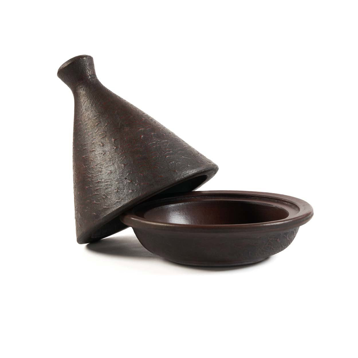 De Etnische kegel Tajine - Terracotta