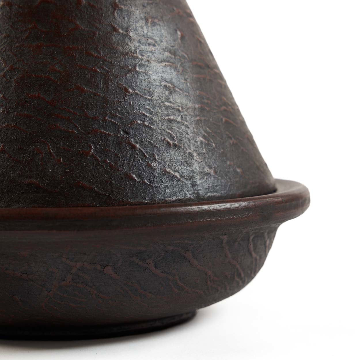 De Etnische kegel Tajine - Terracotta