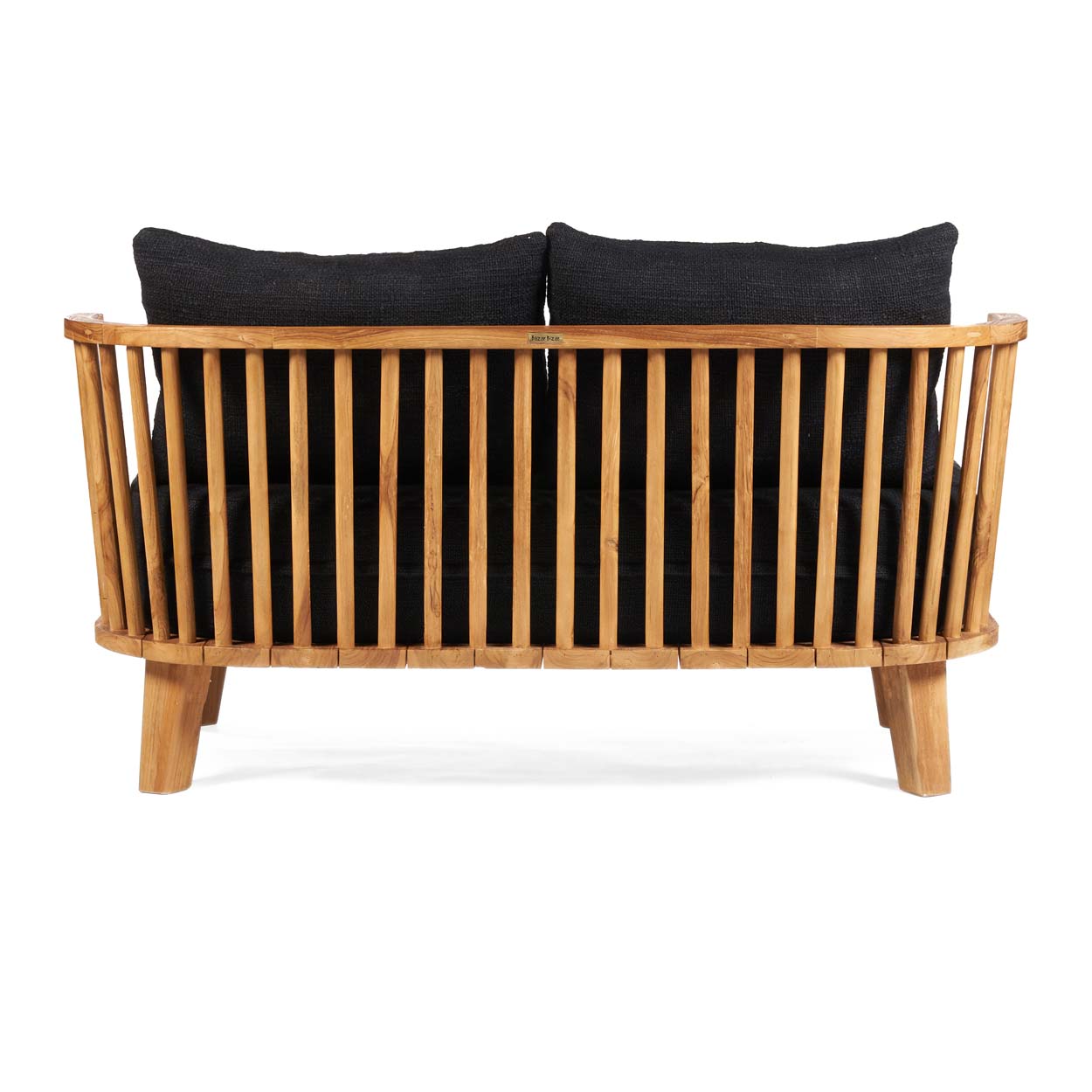 The Malawi Two-seater Sofa - Natural Black