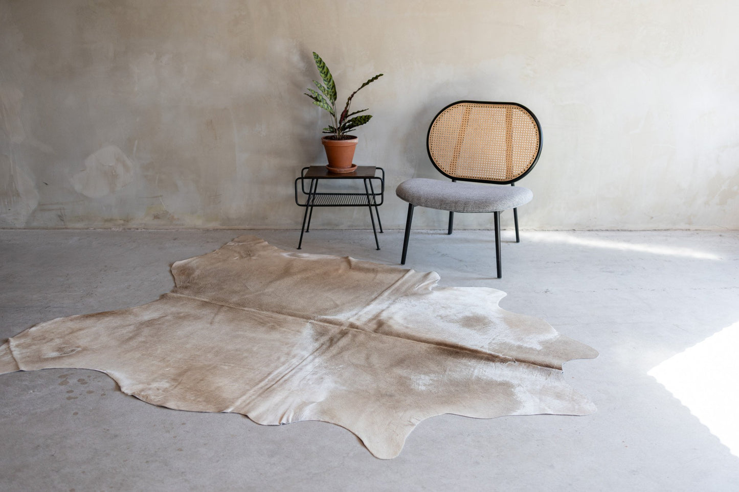 Koeienhuid champagne - 3-4m² - KH-006