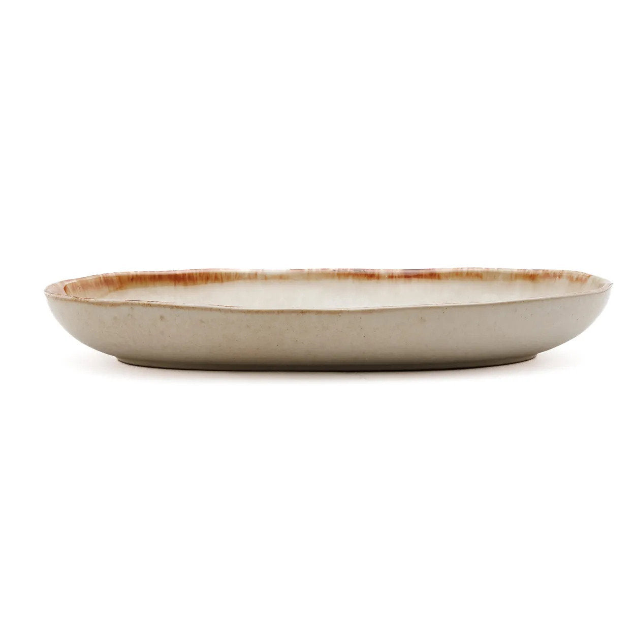 Assiette ovale Cascais - M - Lot de 6