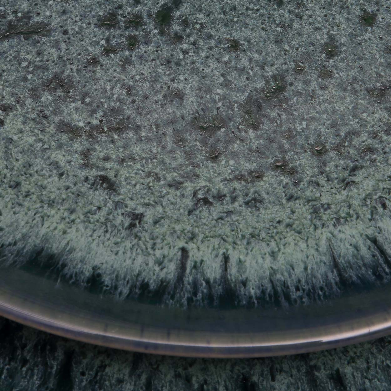 Het aquablauwe pastabord