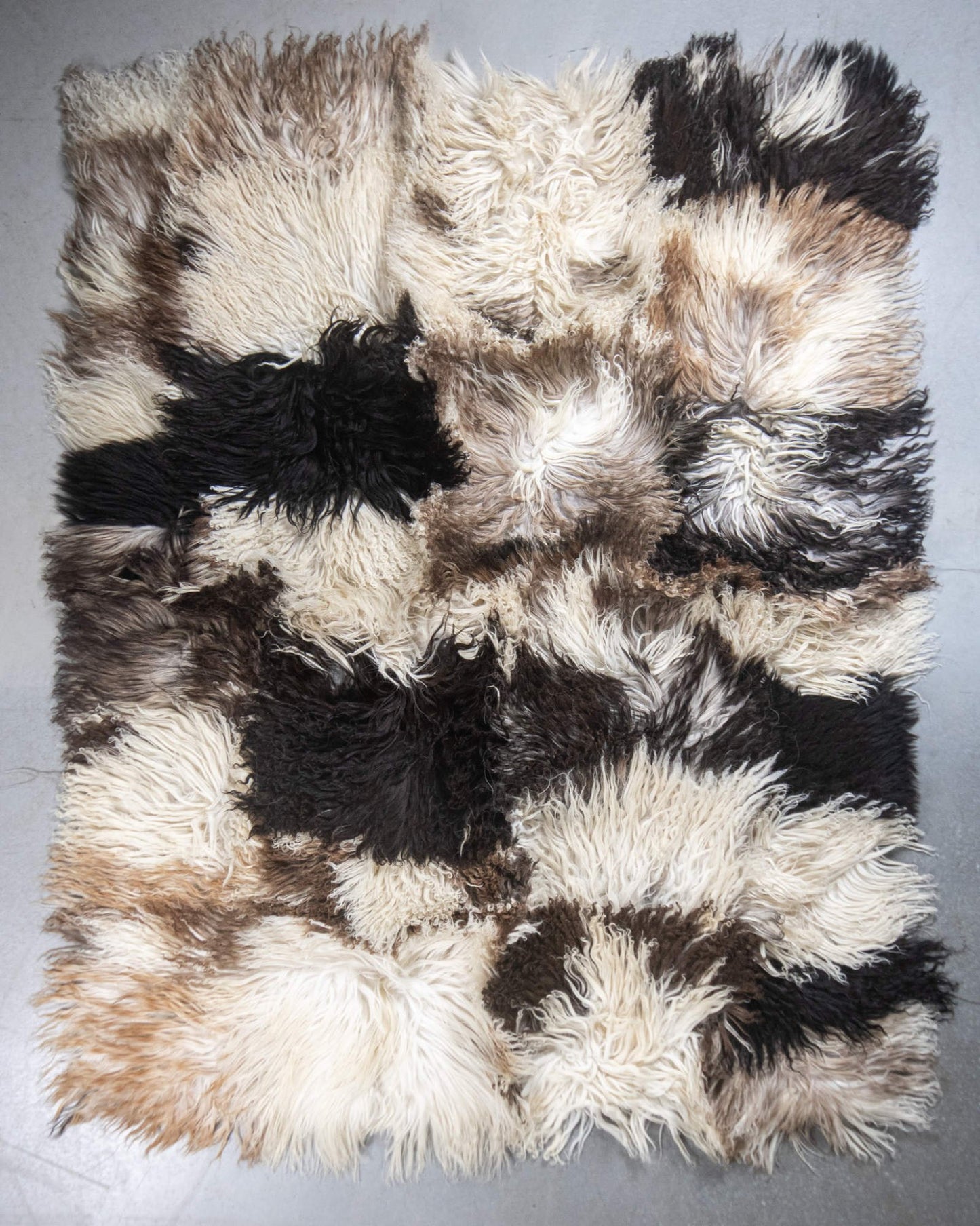 Krul Schapenvacht Tapijt | Uniek Gefotografeerd | 200x150cm | SKK-113