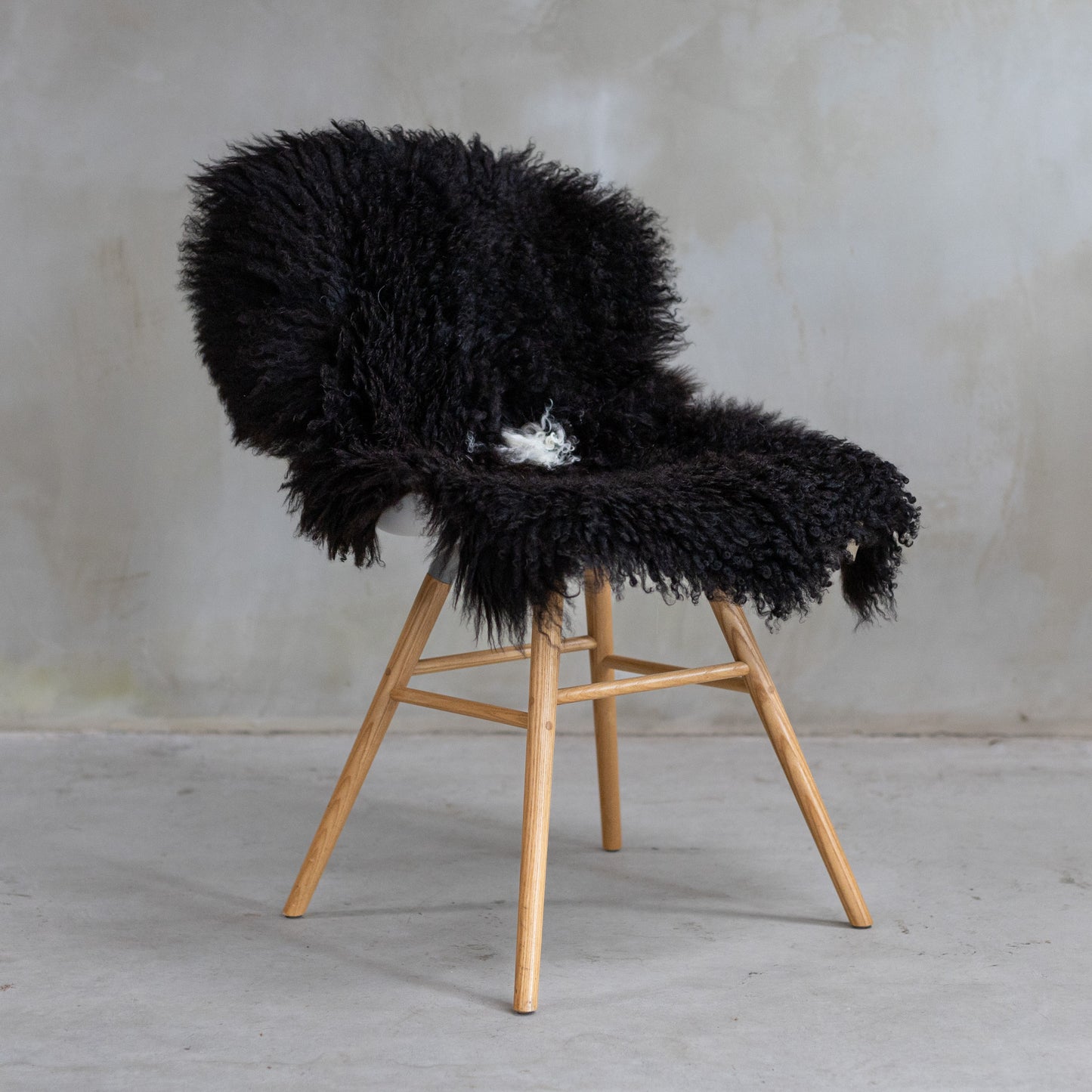 Bonte Krul Schapenvacht - ca. 86x52 cm - SV-232