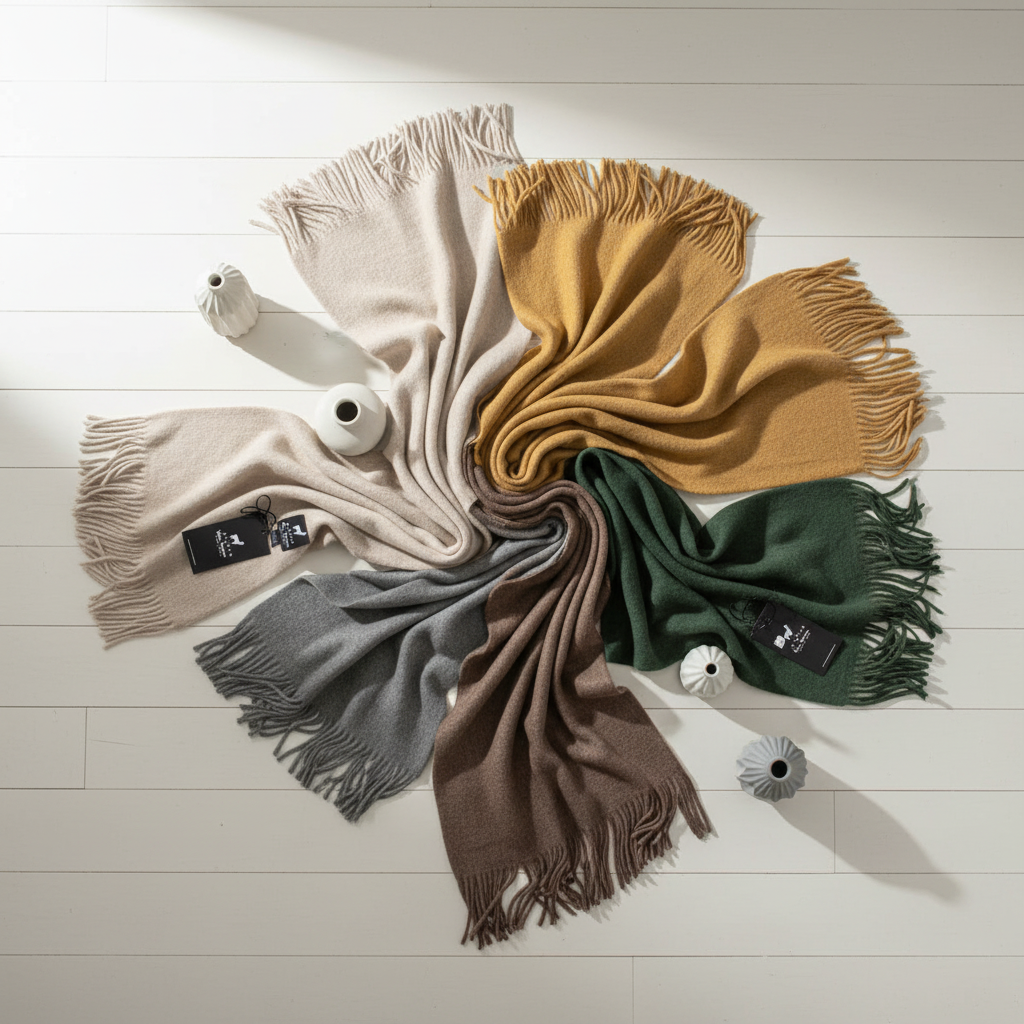 Alpaca Plaid - Grijs - 200x150cm - Nieuw!