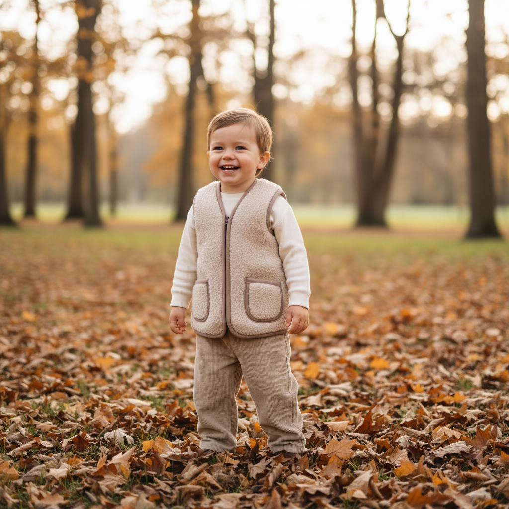 Camel Bodywarmer Kind 1