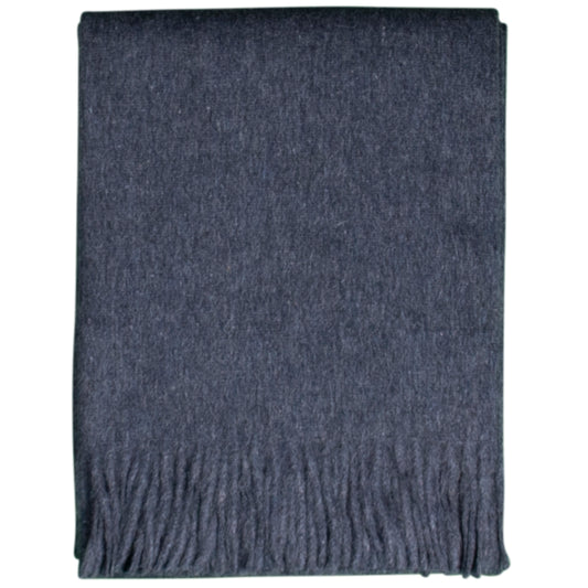 Alpaca Plaid - Donkerblauw - 200x150cm - Nieuw!