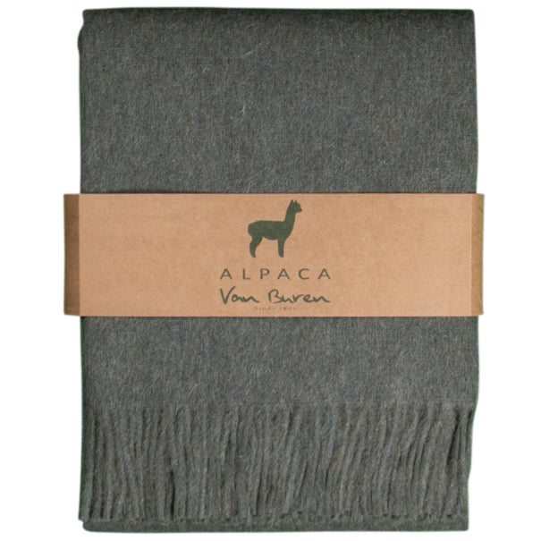 Alpaca Plaid - Donkergroen - 200x150cm - Nieuw!