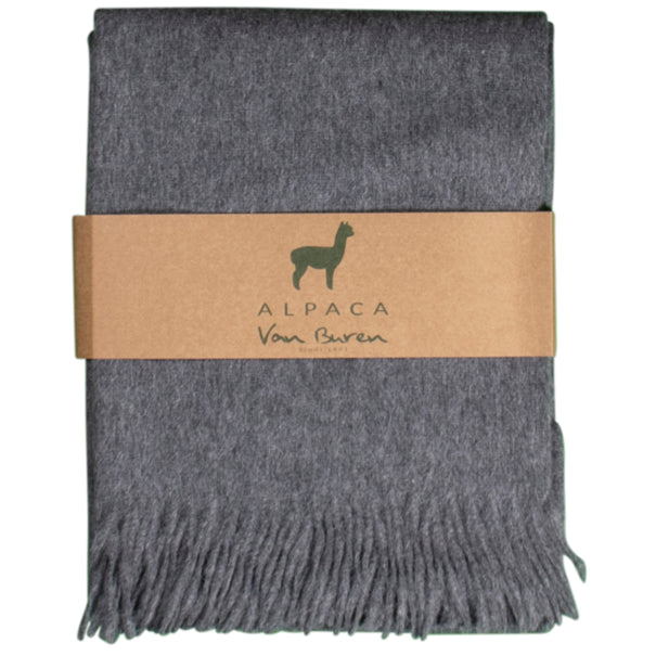 Alpaca Plaid - Grijs - 200x150cm - Nieuw!
